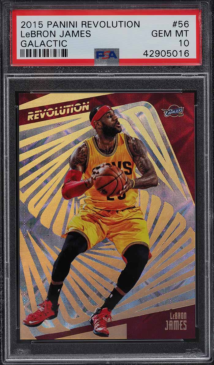 2015 Panini Revolution Galactic LeBron James #56 PSA 10 GEM MINT
