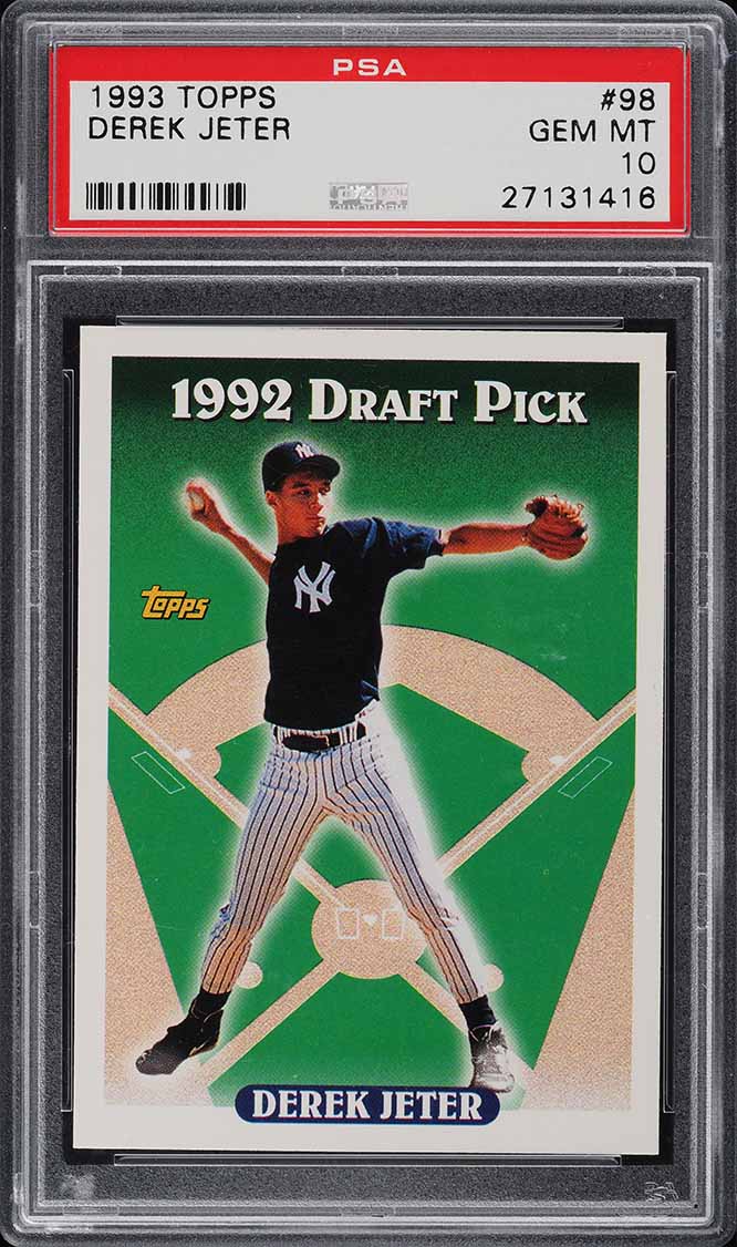 1993 Topps Derek Jeter ROOKIE #98 PSA 10 GEM MINT