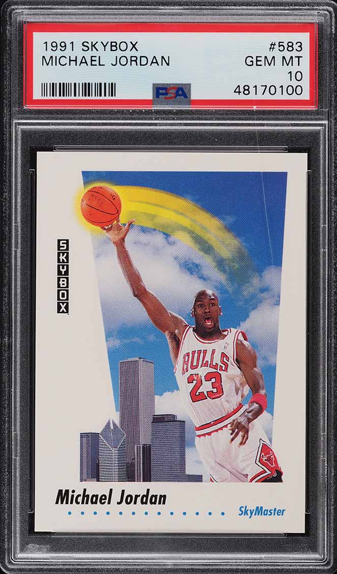 1991 Skybox Michael Jordan #583 PSA 10 GEM MINT on Fanatics Collect