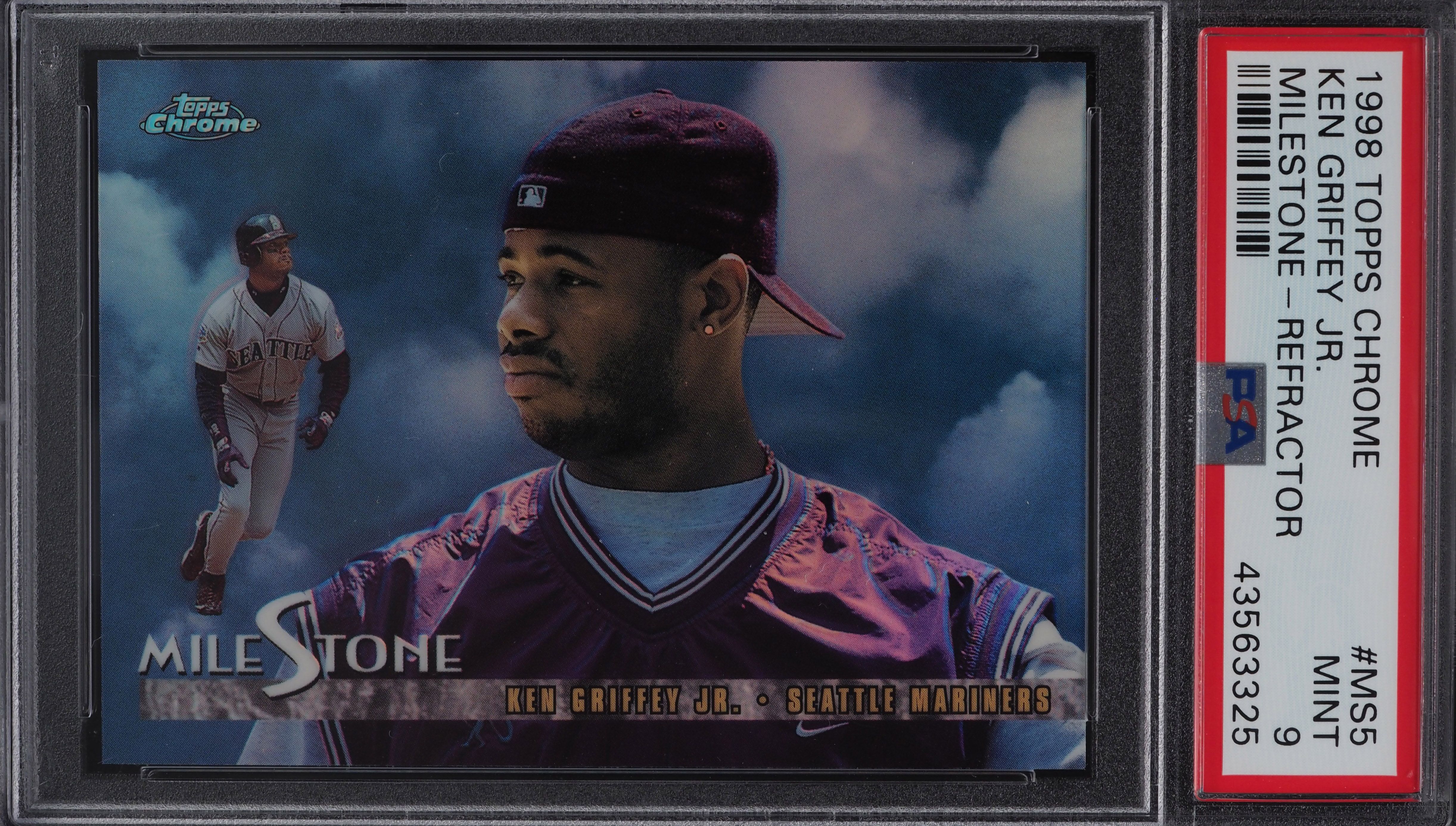 1998 Topps Chrome Milestone Refractor Ken Griffey Jr. #MS5 PSA 9 