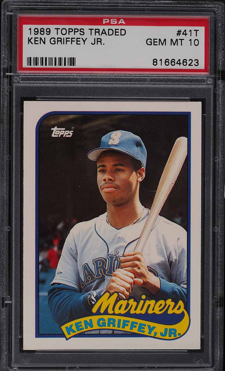 1989 Topps Traded Ken Griffey Jr. ROOKIE #41T PSA 10 GEM MINT