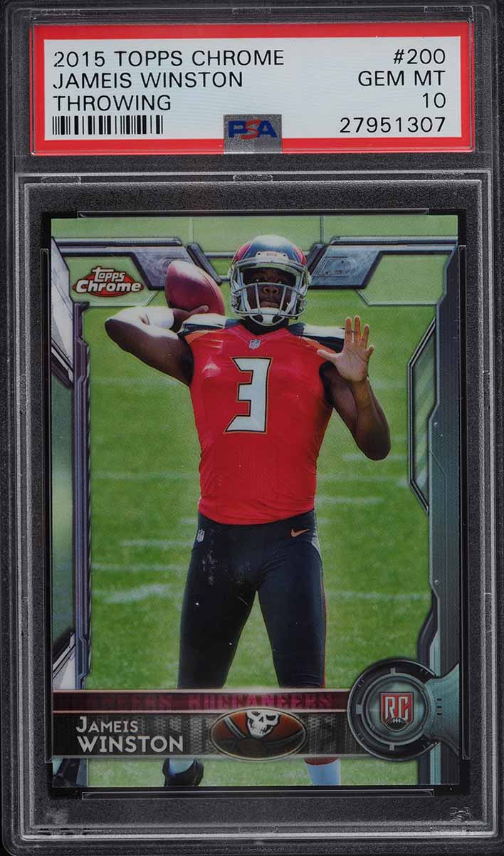 2015 Topps Chrome Jameis Winston ROOKIE #200 PSA 10 GEM MINT - Main Image
