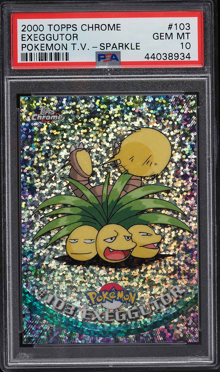 2000 Pokemon Topps Chrome Series 2 Sparkle Exeggutor #103 PSA 10 GEM MINT