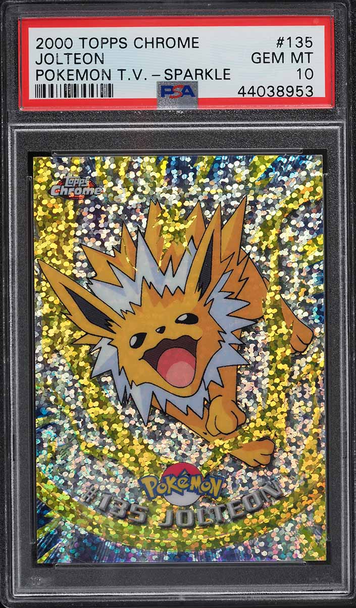 2000 Topps Chrome Pokemon Series 2 Sparkle Jolteon #135 PSA 10 GEM MINT