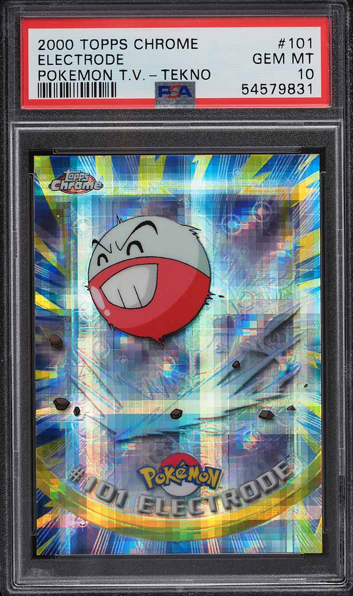 2000 Pokemon Topps Chrome Series 2 Tekno Electrode #101 PSA 10 GEM MINT