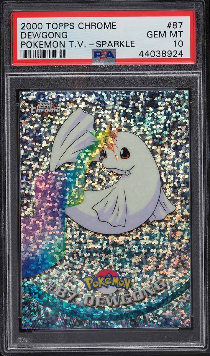 2000 Pokemon Topps Chrome Series 2 Sparkle Dewgong #87 PSA 10 GEM MINT