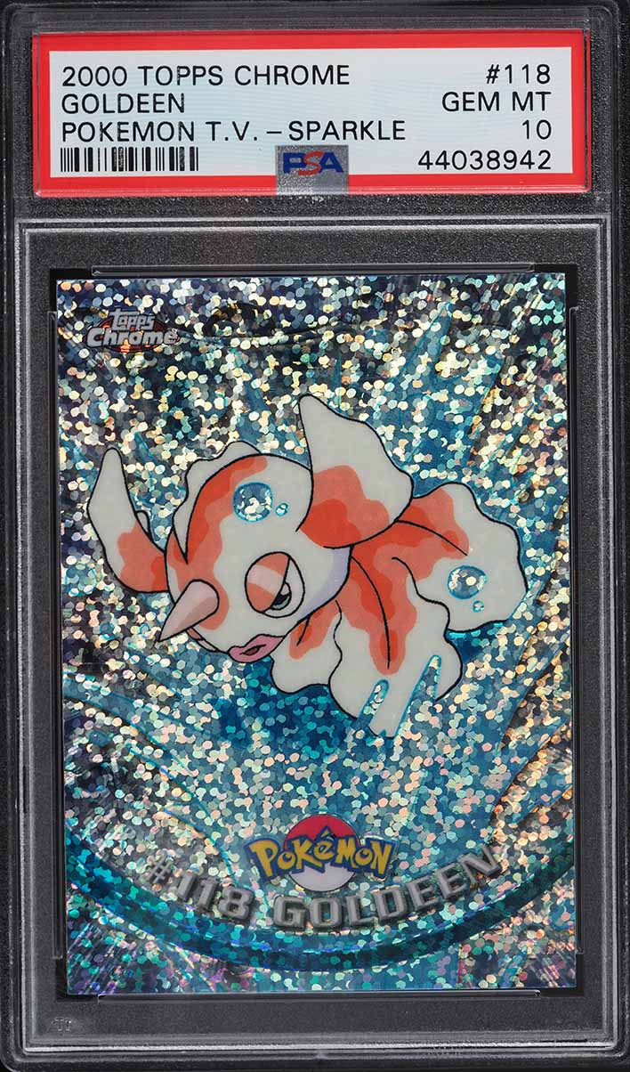 2000 Pokemon Topps Chrome Series 2 Sparkle Goldeen #118 PSA 10 GEM MINT