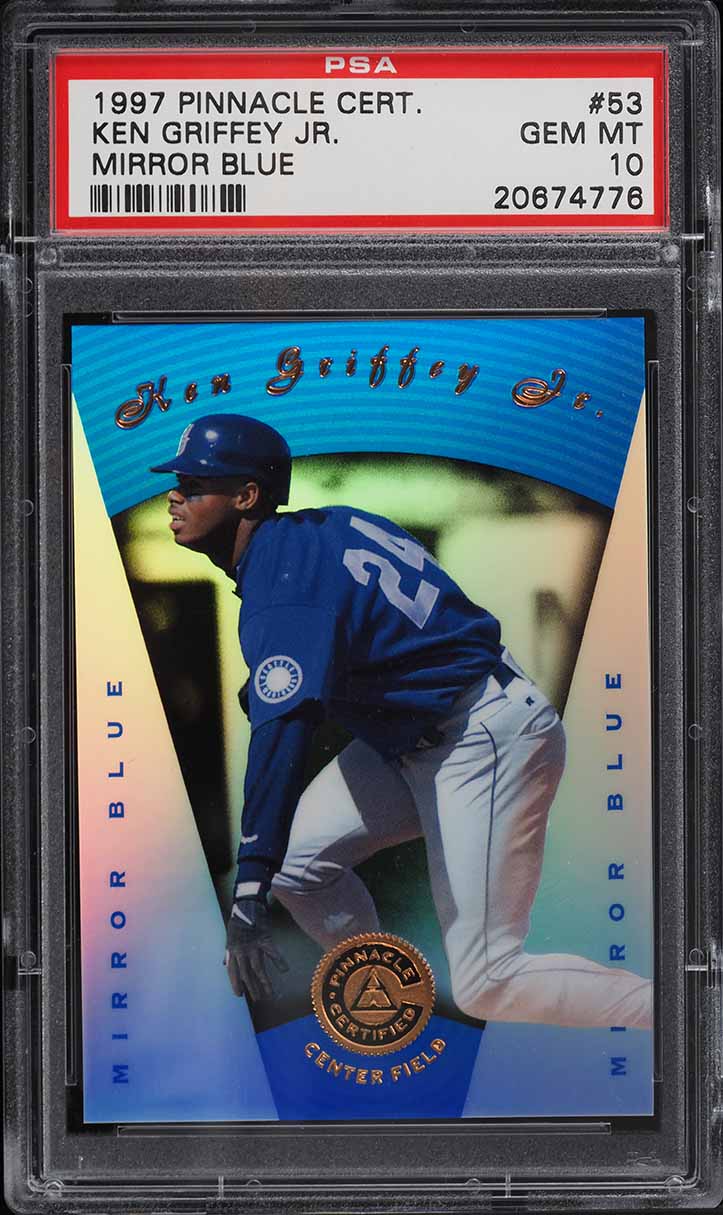 1997 Pinnacle Certified Mirror Blue Ken Griffey Jr. #53 PSA 10 GEM MINT