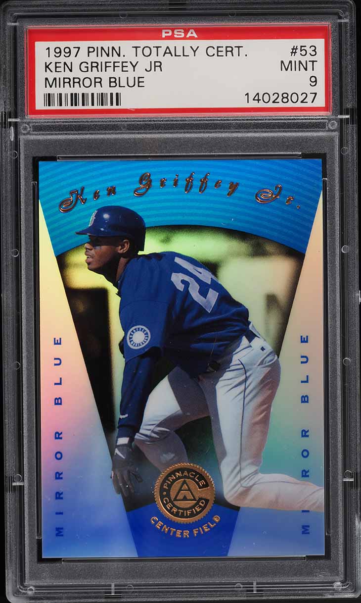 1997 Pinnacle Certified Mirror Blue Ken Griffey Jr. #53 PSA 9 MINT