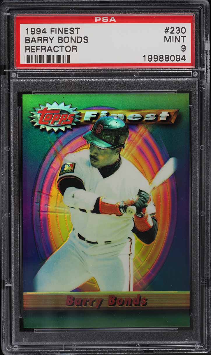1994 Finest Refractor Barry Bonds #230 PSA 9 MINT
