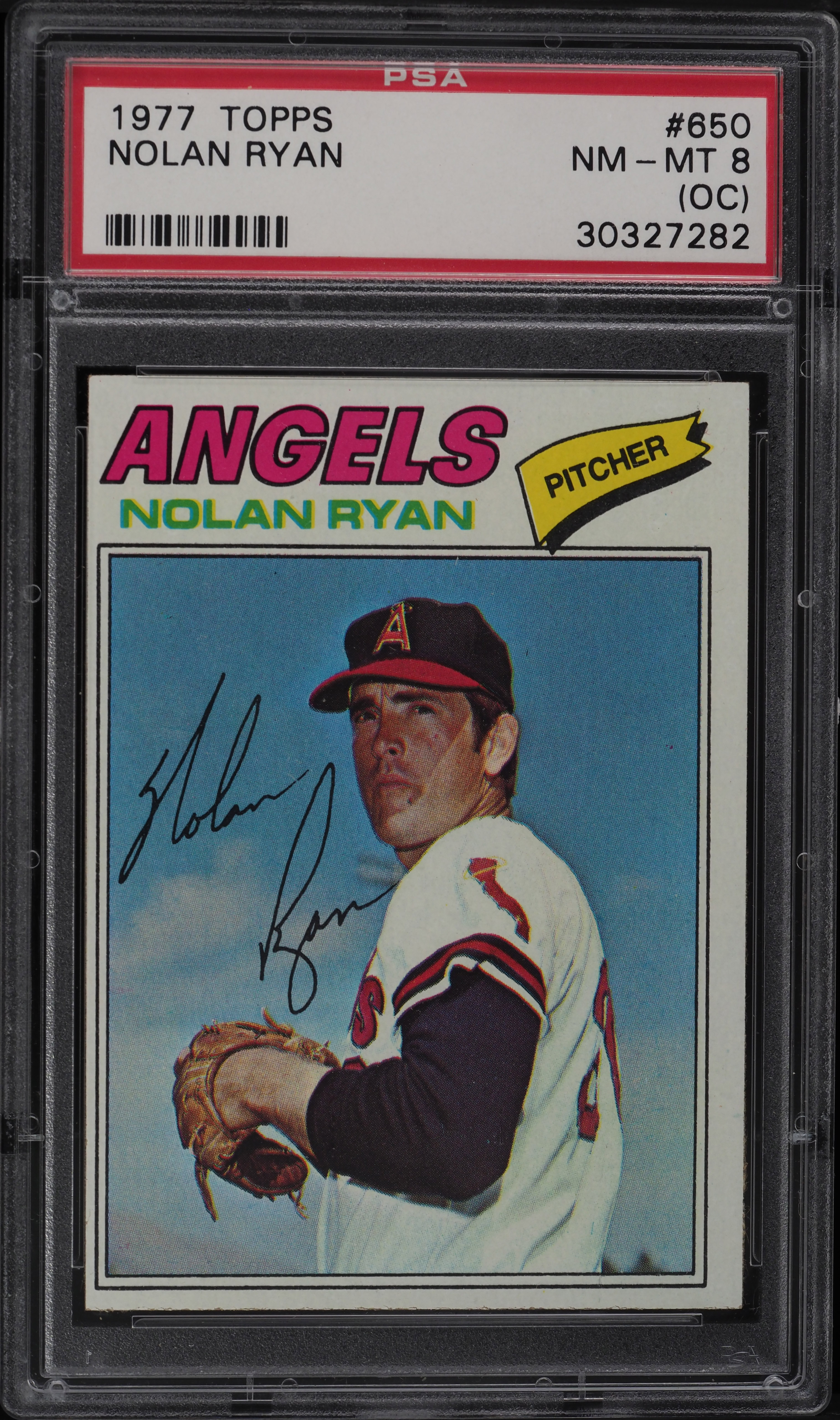 1977 Topps Nolan Ryan #650 PSA 8(oc) NM-MT on Fanatics Collect