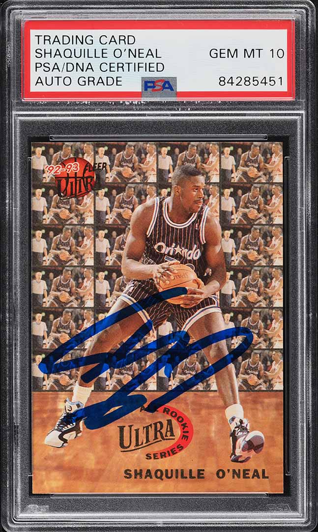 1992 Topps Gold Shaquille O'Neal ROOKIE #362 PSA 10 GEM MINT on