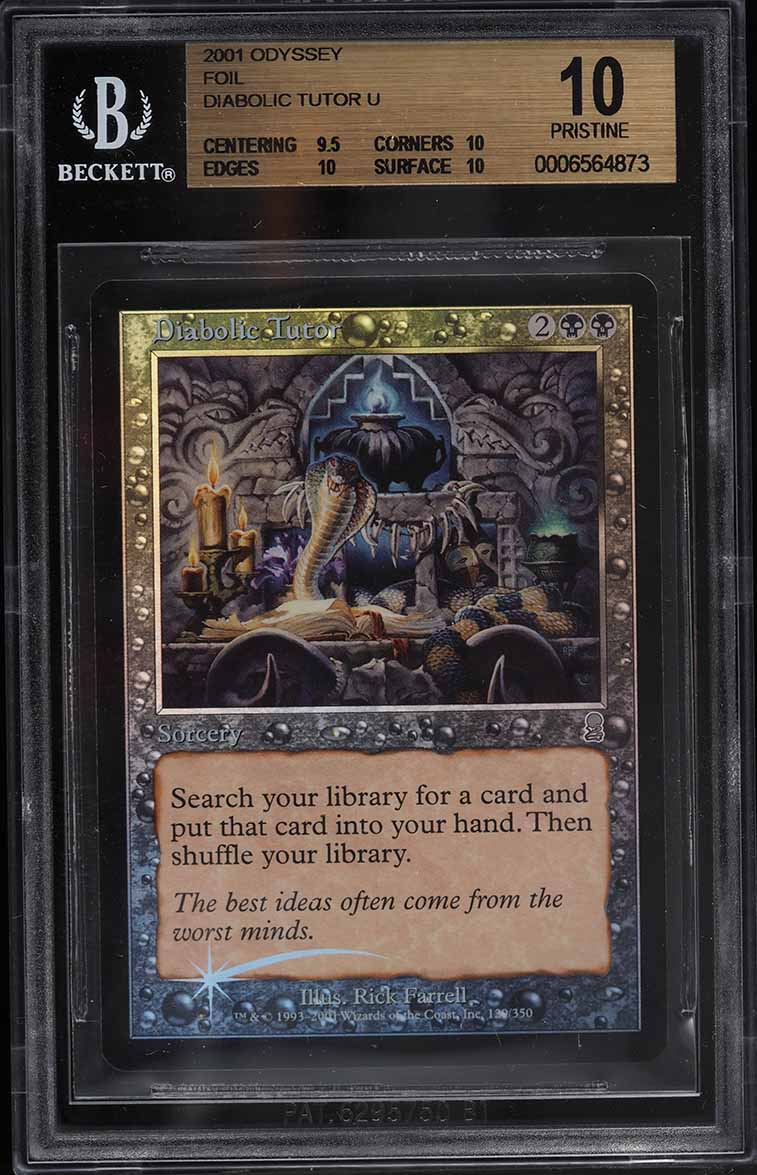 2001 Magic The Gathering MTG Odyssey Foil Barbarian Ring U BGS 10