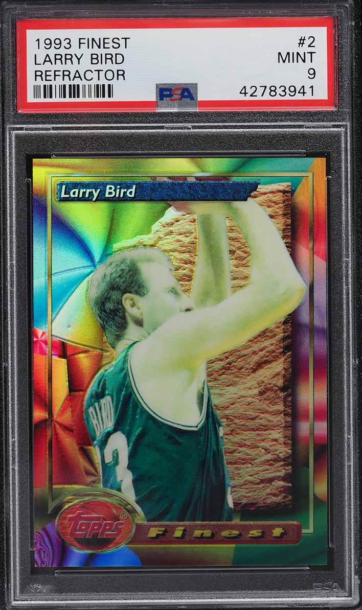 1993 Finest Refractor Larry Bird #2 PSA 9 MINT