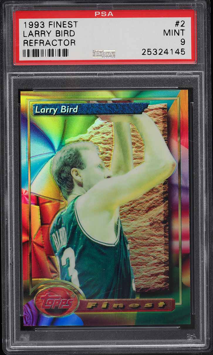 1993 Finest Refractor Larry Bird #2 PSA 9 MINT