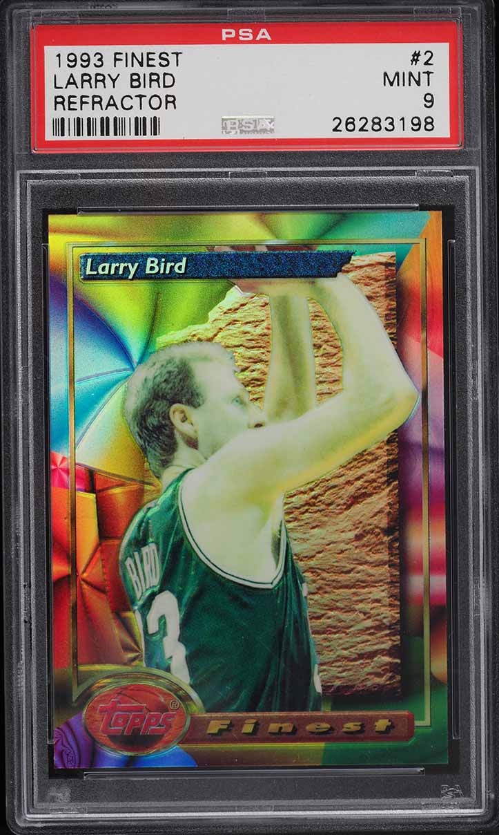 1993 Finest Refractor Larry Bird #2 PSA 9 MINT