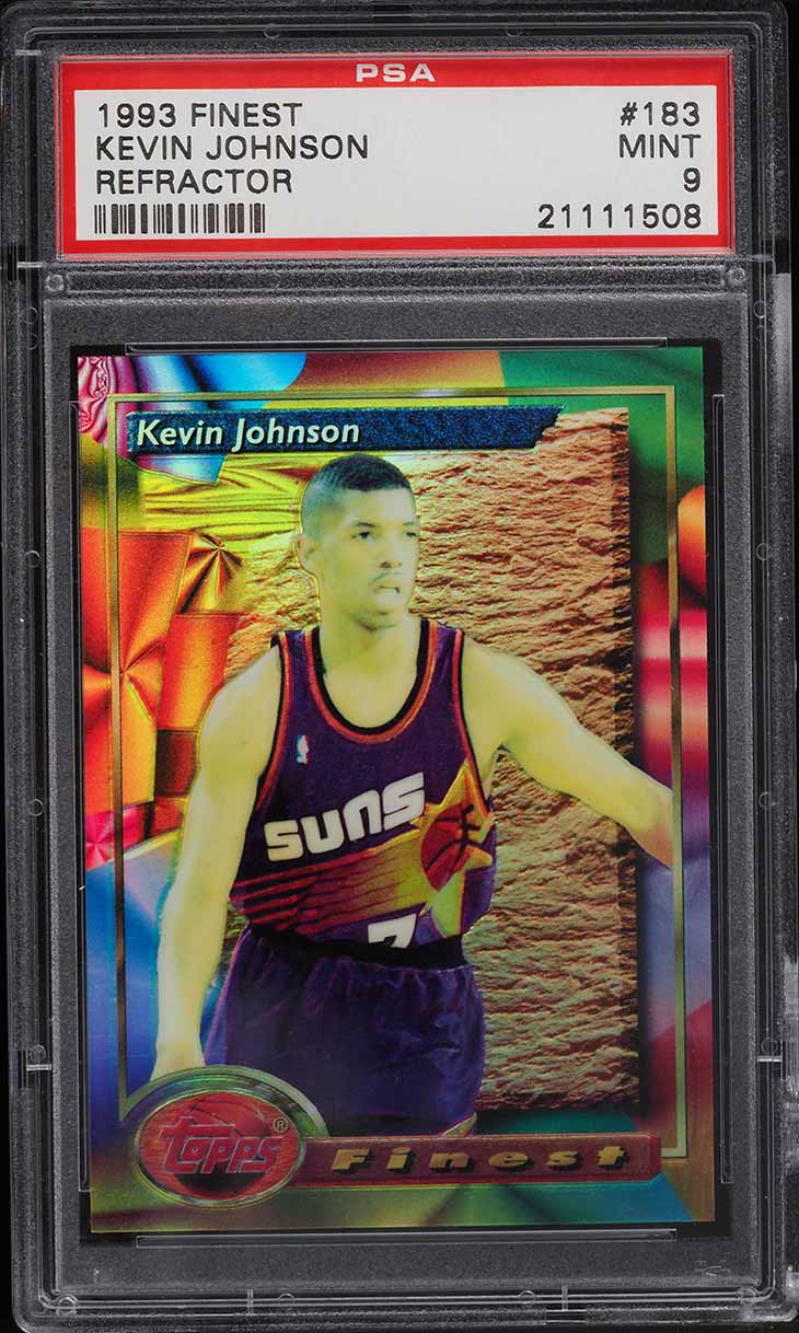 1993 Finest Refractor Kevin Johnson #183 PSA 9 MINT