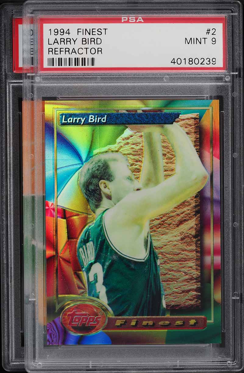 1993 Finest Refractor Larry Bird #2 PSA 9 MINT