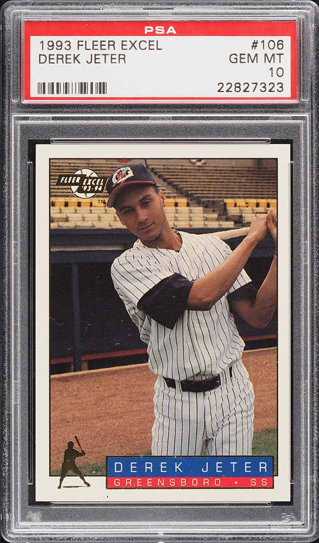 1993 Fleer Excel Derek Jeter ROOKIE #106 PSA 10 GEM MINT