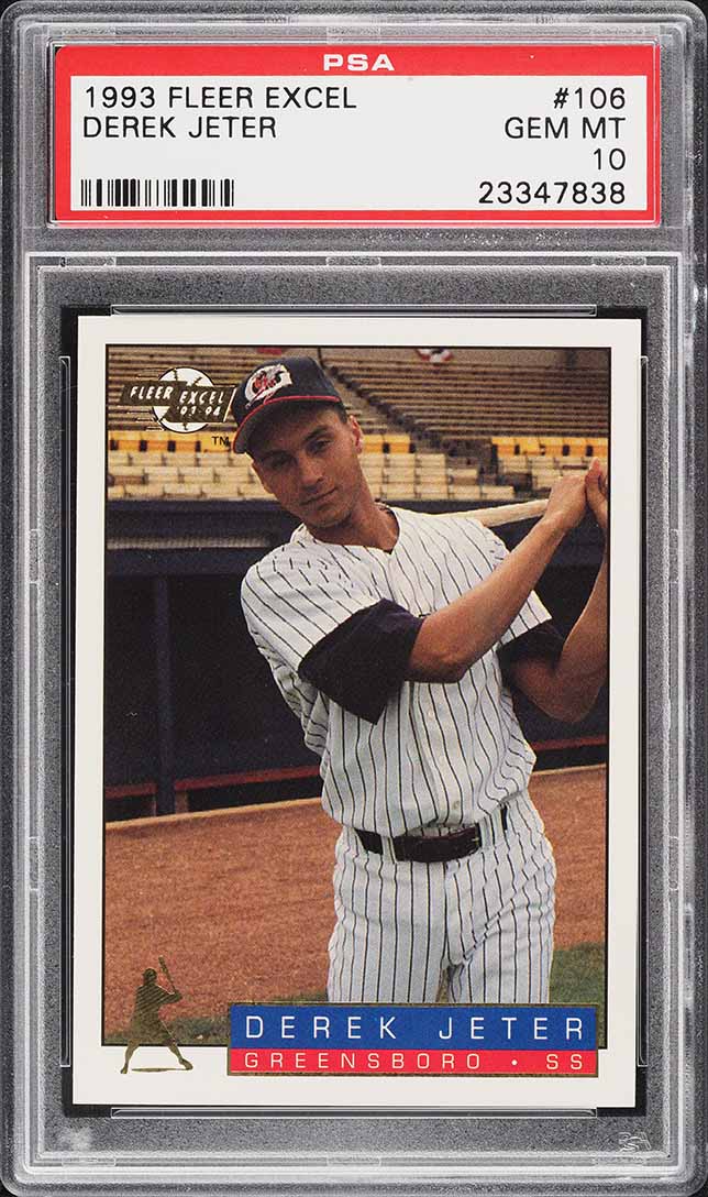 1993 Fleer Excel Derek Jeter ROOKIE #106 PSA 10 GEM MINT