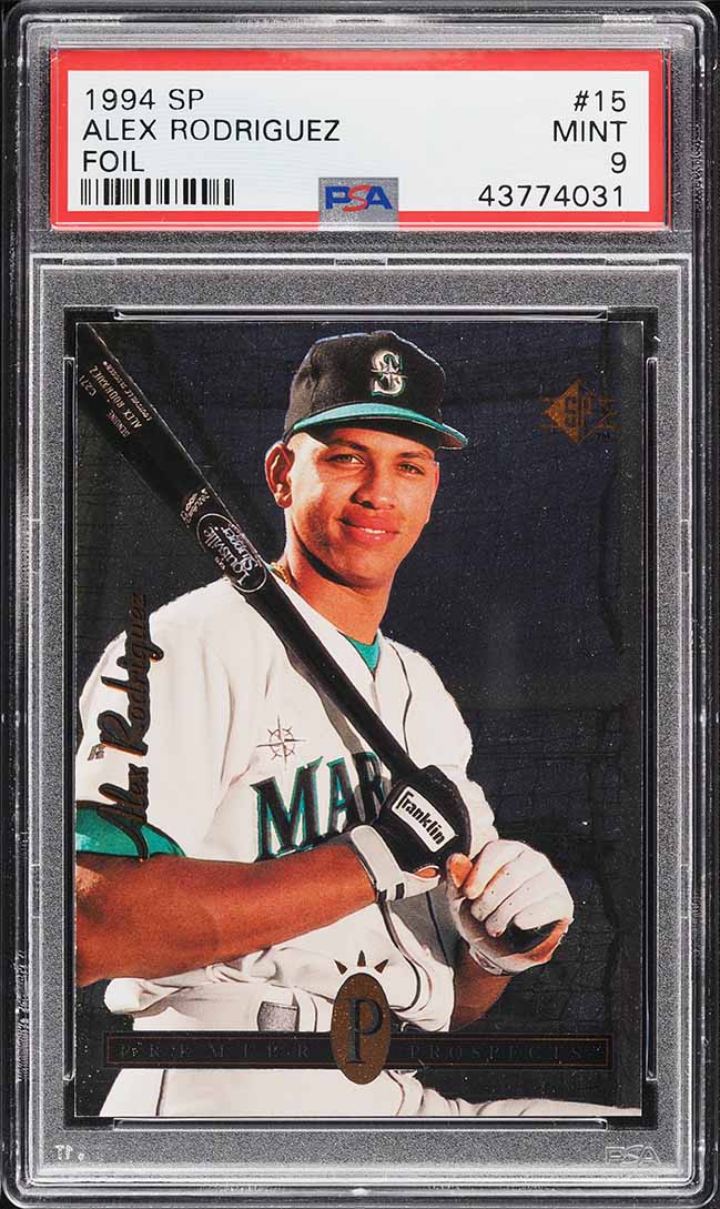 1994 SP Foil Alex Rodriguez ROOKIE #15 PSA 9 MINT
