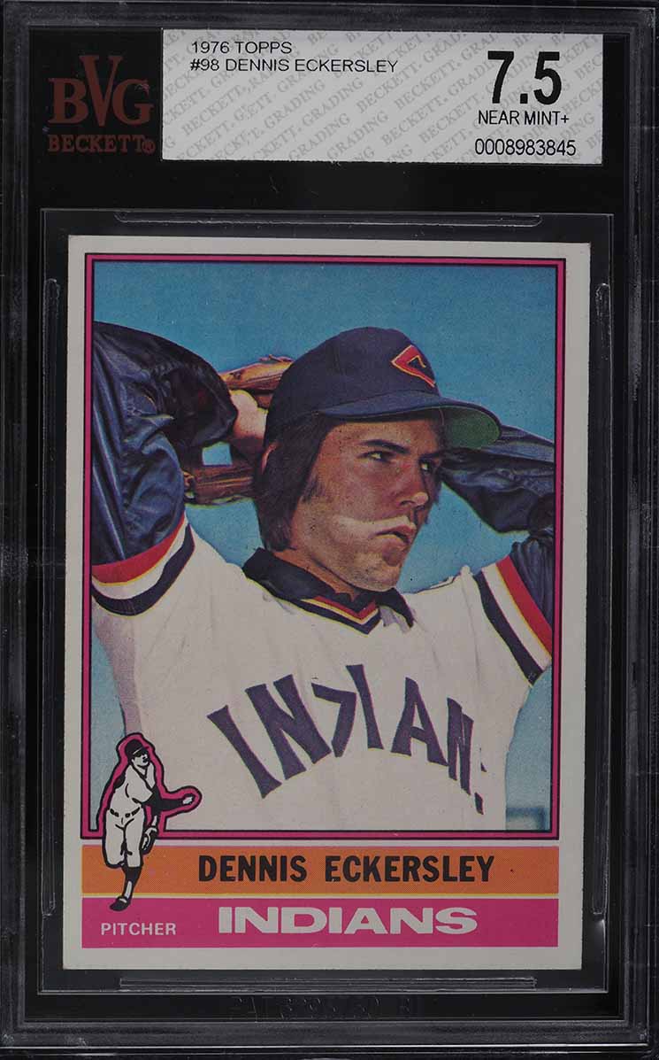 1976 Topps Dennis Eckersley ROOKIE #98 BVG 7.5 NRMT+