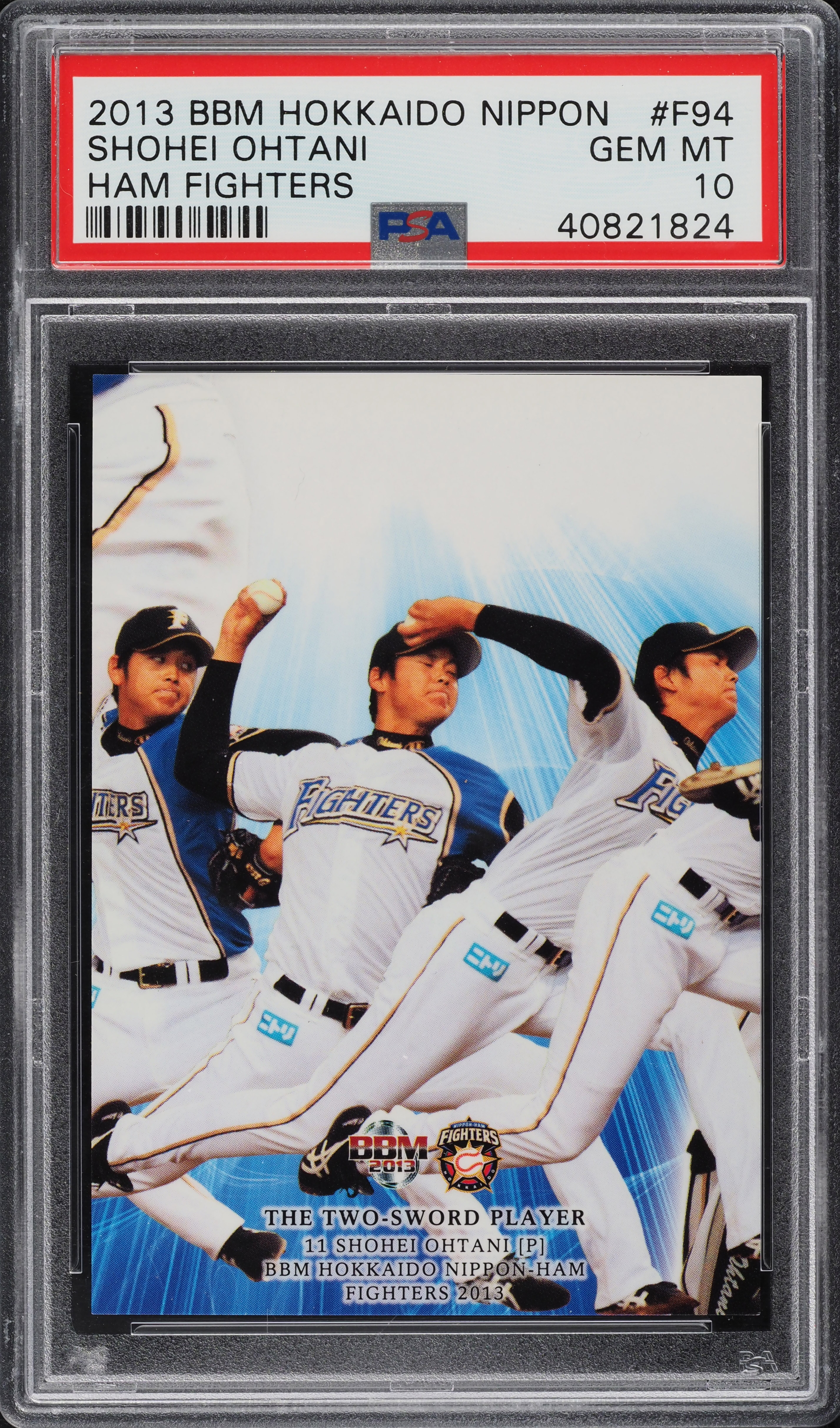2013 BBM Hokkaido Nippon Ham Fighters Two-Sword Player Shohei