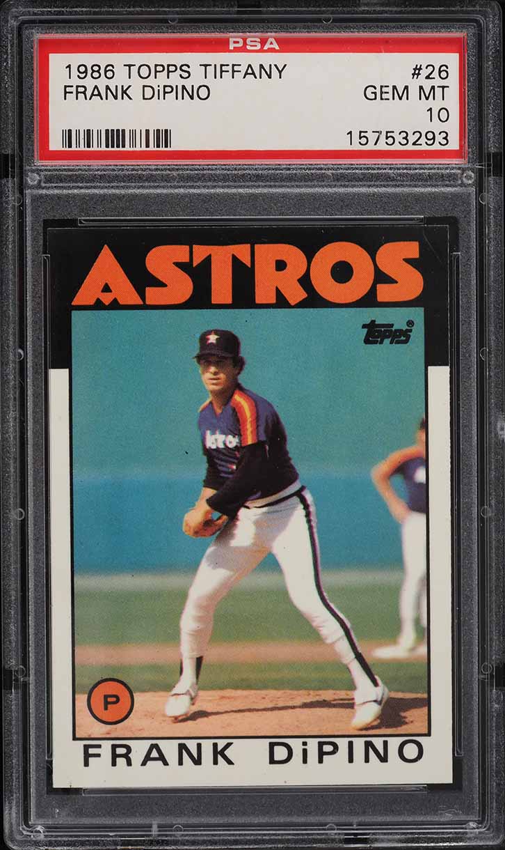 1986 Topps Tiffany Frank Dipino #26 PSA 10 GEM MINT