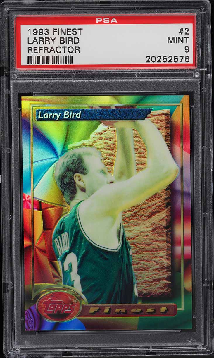1993 Finest Refractor Larry Bird #2 PSA 9 MINT