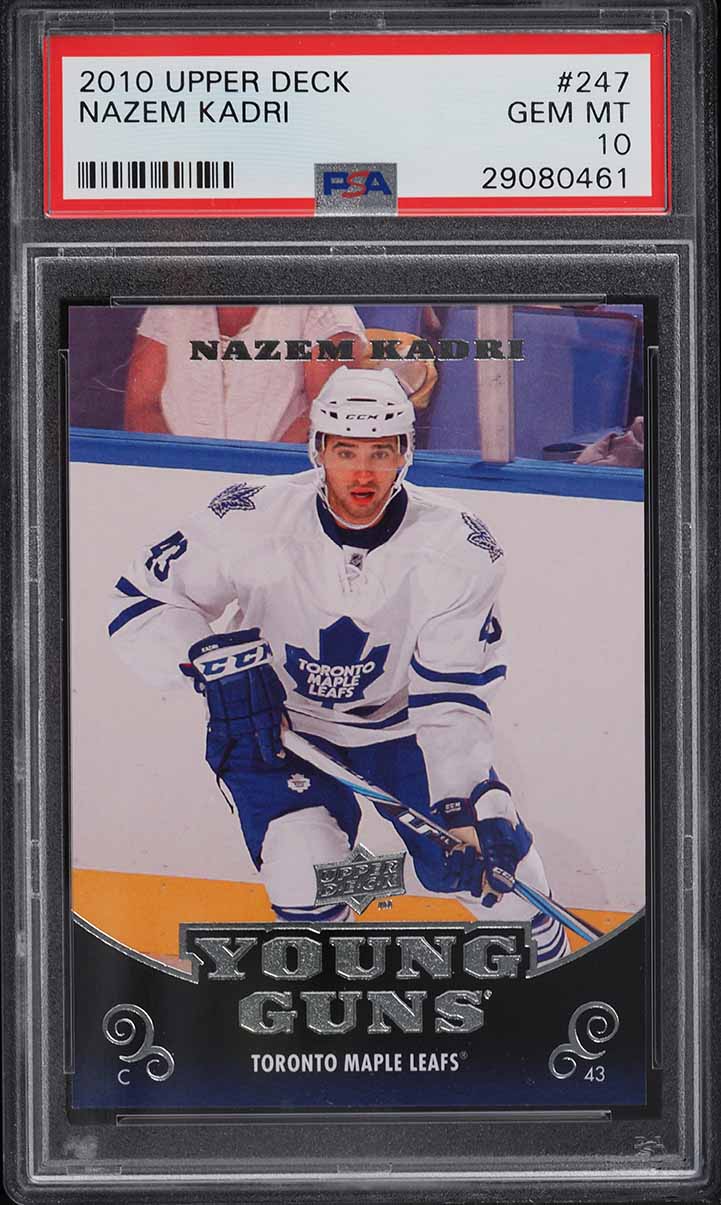 2010 Upper Deck Young Guns Nazem Kadri ROOKIE #247 PSA 10 GEM MINT