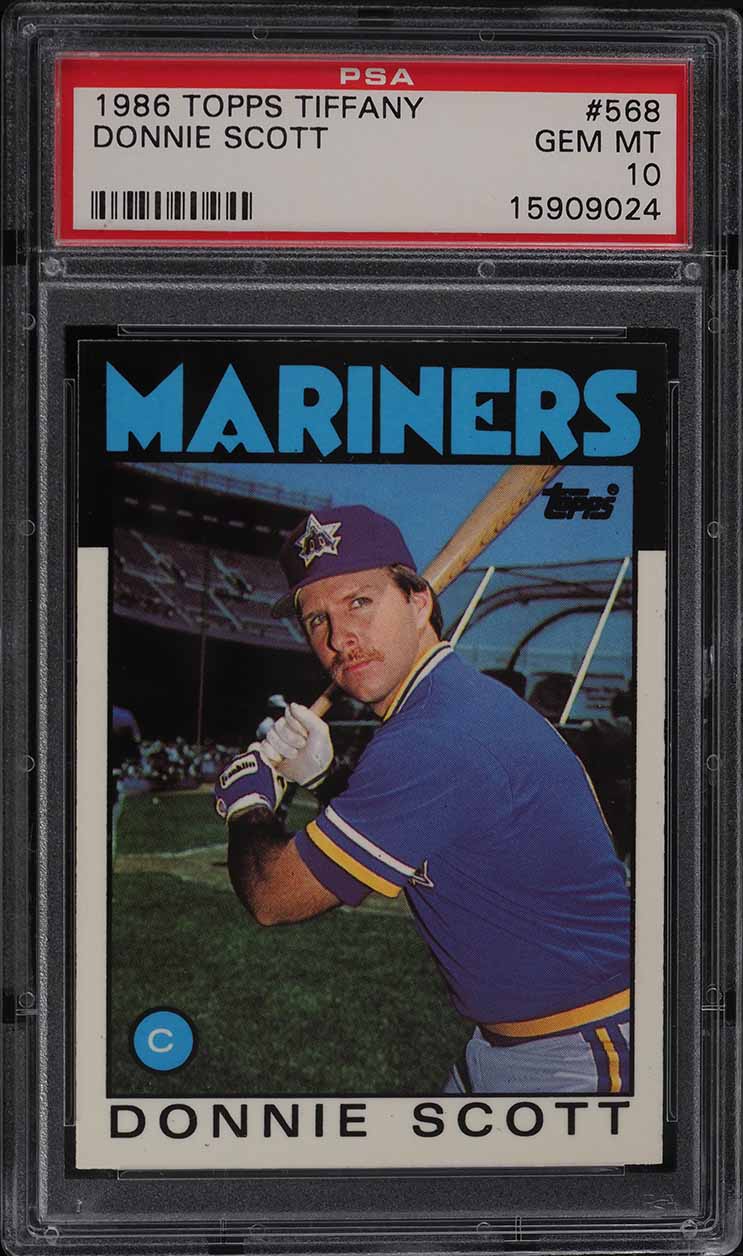 1986 Topps Tiffany Donnie Scott #568 PSA 10 GEM MINT