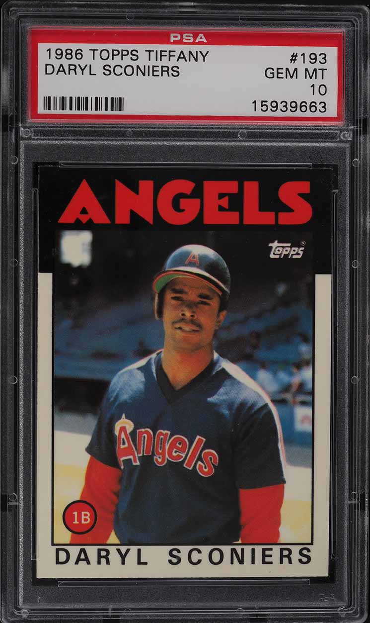 1986 Topps Tiffany Daryl Sconiers #193 PSA 10 GEM MINT