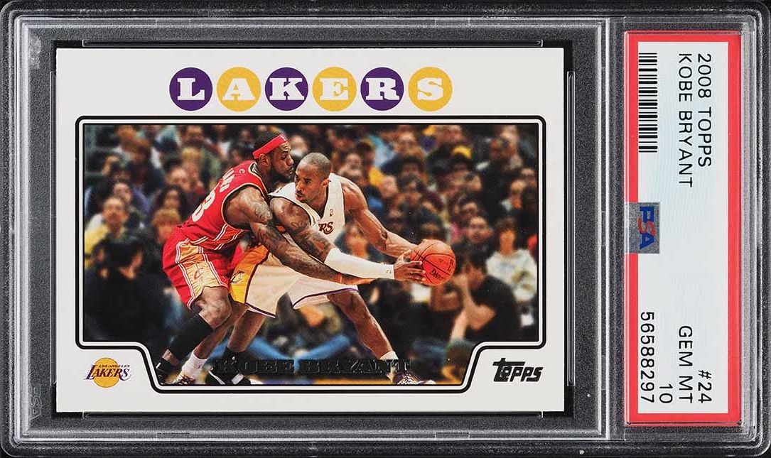 その他 2008 topps Kobe Bryant, lebron James Kobe/LeBron Topps Gold Refractor sets record in PWCC Premier Auction