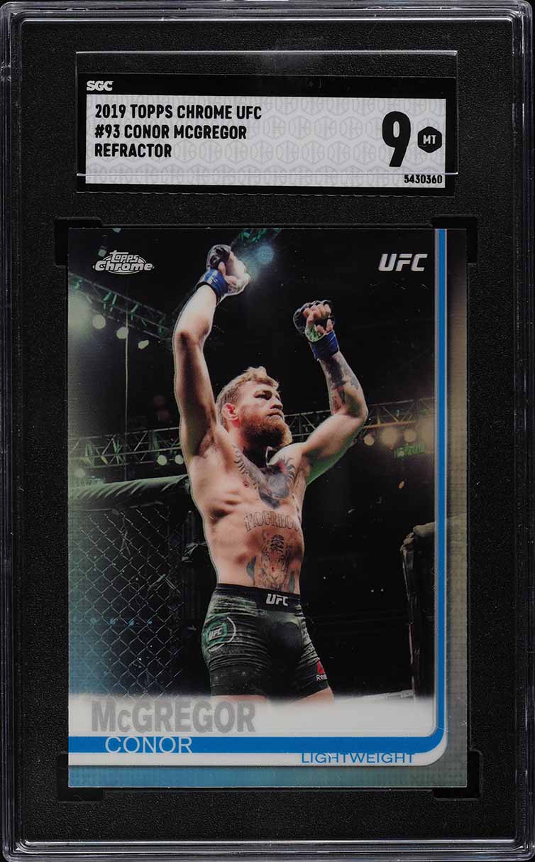 専用 CONOR MCGREGOR サイン入りトレーディングカード 2019 leaf art