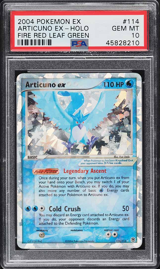 2004 Pokemon EX Fire Red Leaf Green Holo Articuno Ex #114 PSA 10 GEM MINT