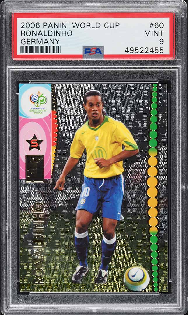 2006 Panini World Cup Germany Cristiano Ronaldo #169 PSA 8 NM-MT