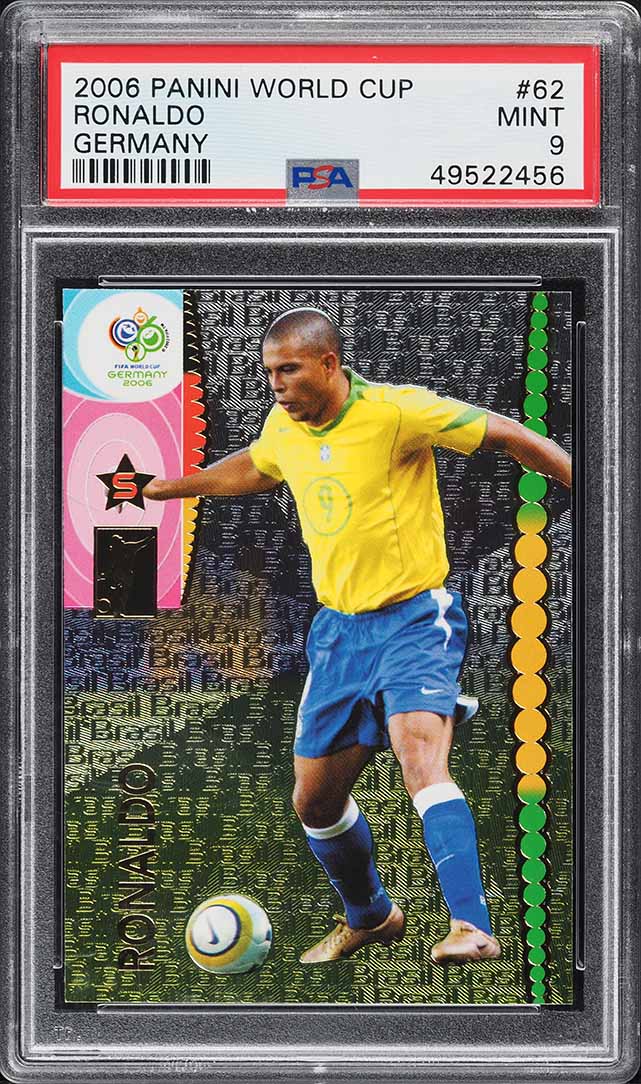 2006 Panini World Cup Germany Cristiano Ronaldo #169 PSA 8 NM-MT