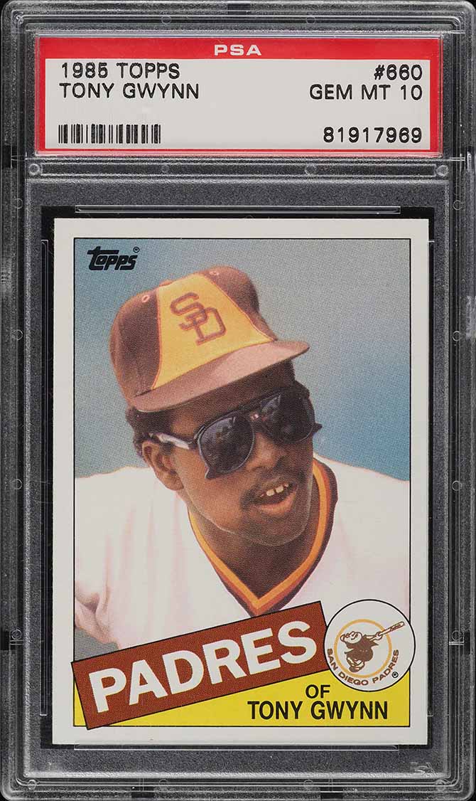 1985 Topps Tony Gwynn #660 PSA 10 GEM MINT