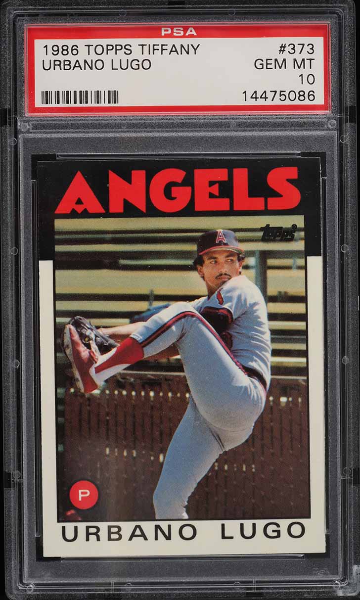 1986 Topps Tiffany Urbano Lugo #373 PSA 10 GEM MINT
