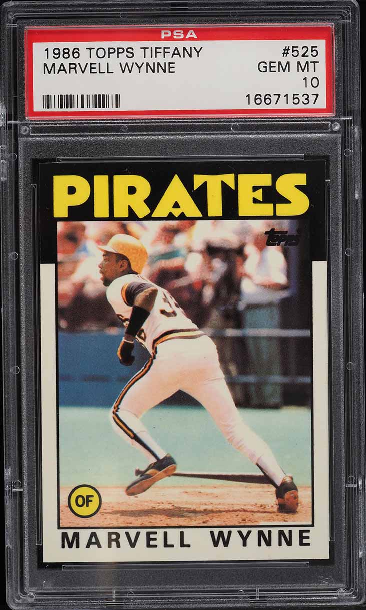 1986 Topps Tiffany Marvell Wynne #525 PSA 10 GEM MINT