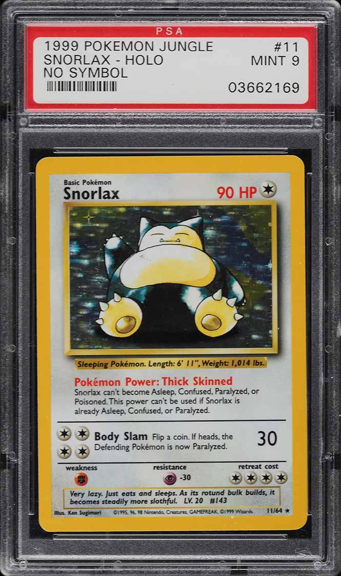 snorlax graded card PSA 10 - GEM Mint - SVP EN 051 Promo - Perfect PSA Snorlax GOSSAN SV Snorlax - Paldean Fates #202