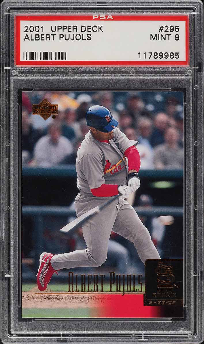 2001 Upper Deck Albert Pujols ROOKIE #295 PSA 9 MINT