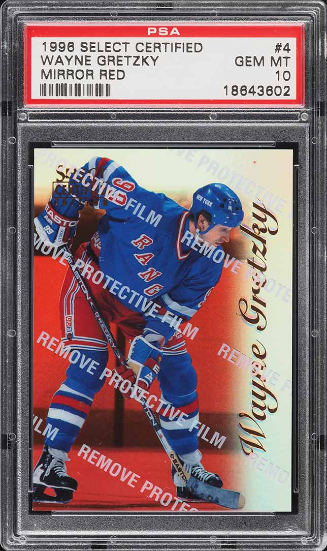 1996 Select Certified Mirror Red Wayne Gretzky #4 PSA 10 GEM MINT