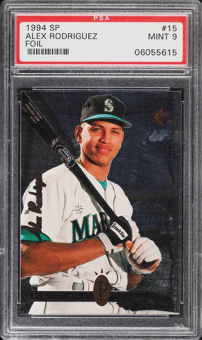 1994 SP Foil Alex Rodriguez ROOKIE #15 PSA 9 MINT