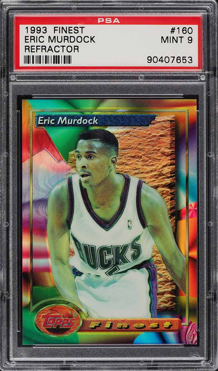 1993 Finest Refractor Eric Murdock #160 PSA 9 MINT