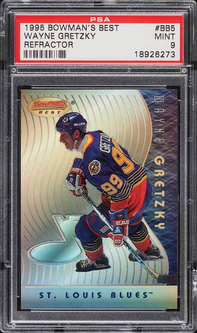 1995 Bowman's Best Refractor Wayne Gretzky #BB5 PSA 9 MINT