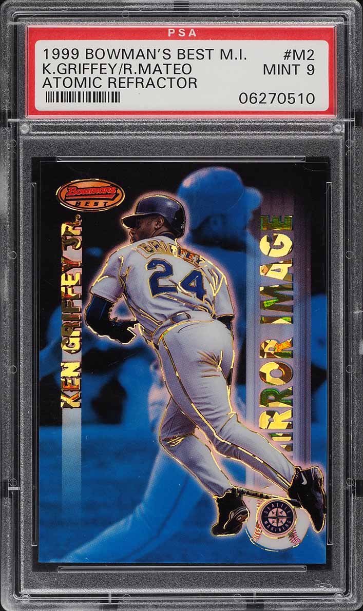 1999 Bowman's Best Mirror Image Atomic Refractor Ken Griffey Jr