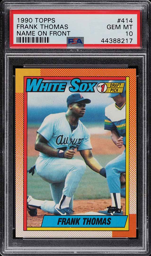 1990 Topps Frank Thomas ROOKIE #414 PSA 10 GEM MINT