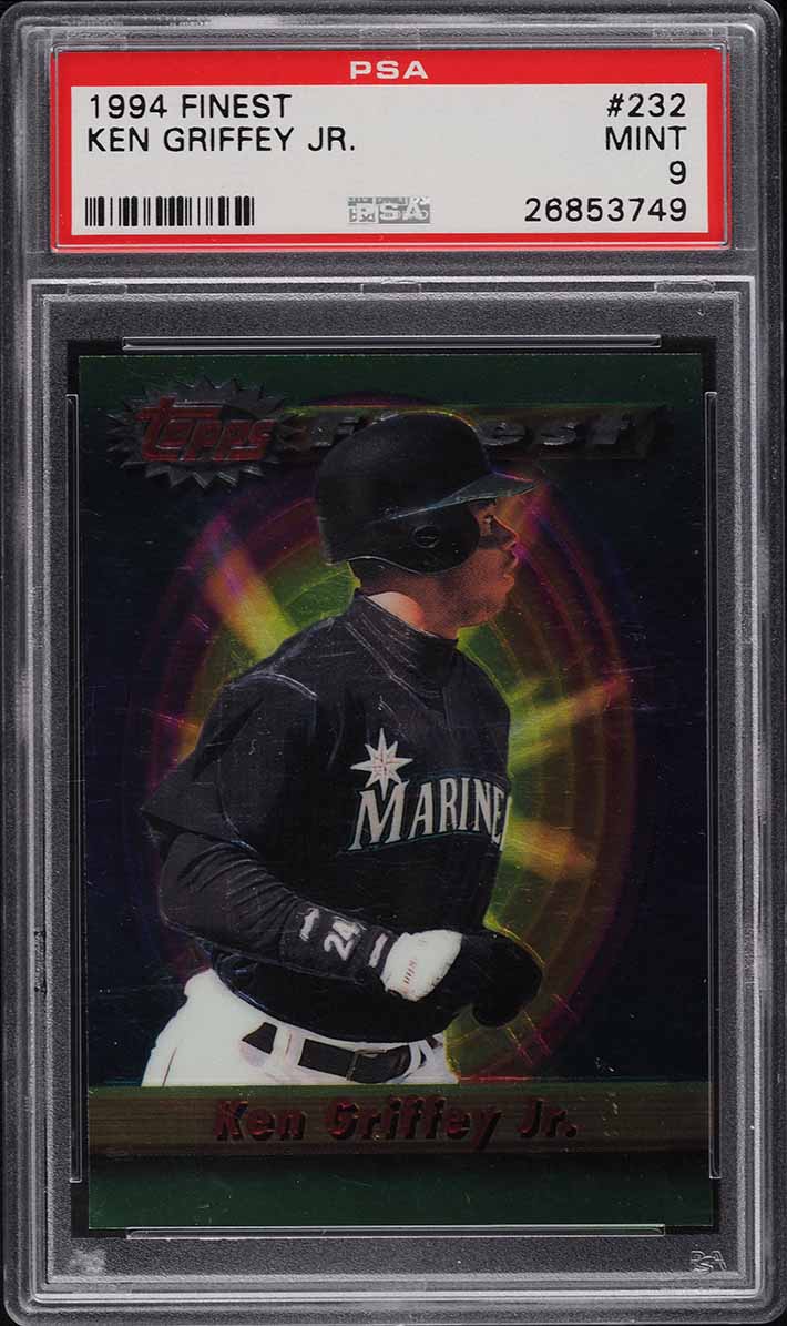 1994 Finest Ken Griffey Jr. #232 PSA 9 MINT on Fanatics Collect