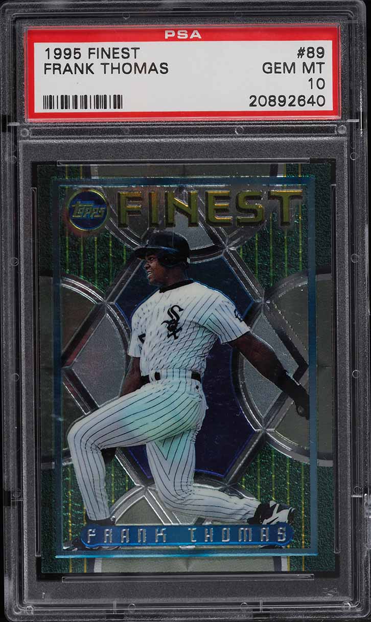 1995 Finest Frank Thomas #89 PSA 10 GEM MINT
